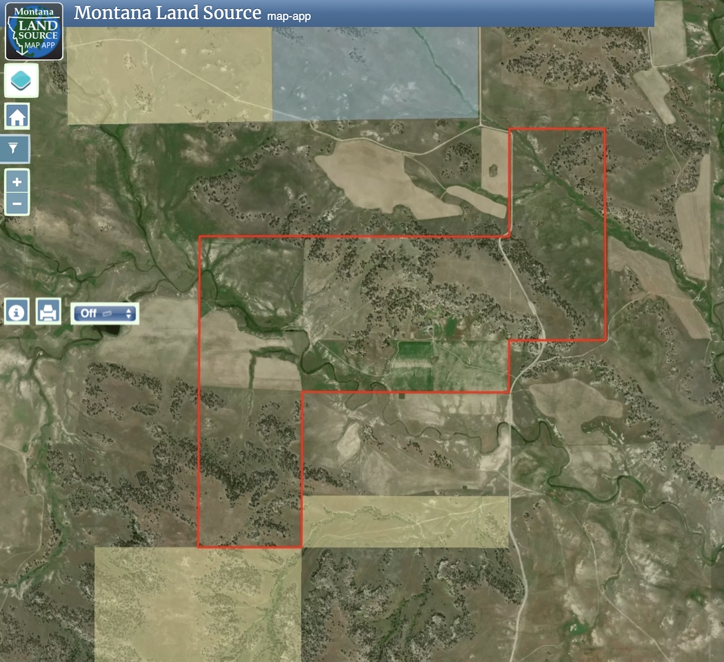 Buffalo Creek Ranch map image