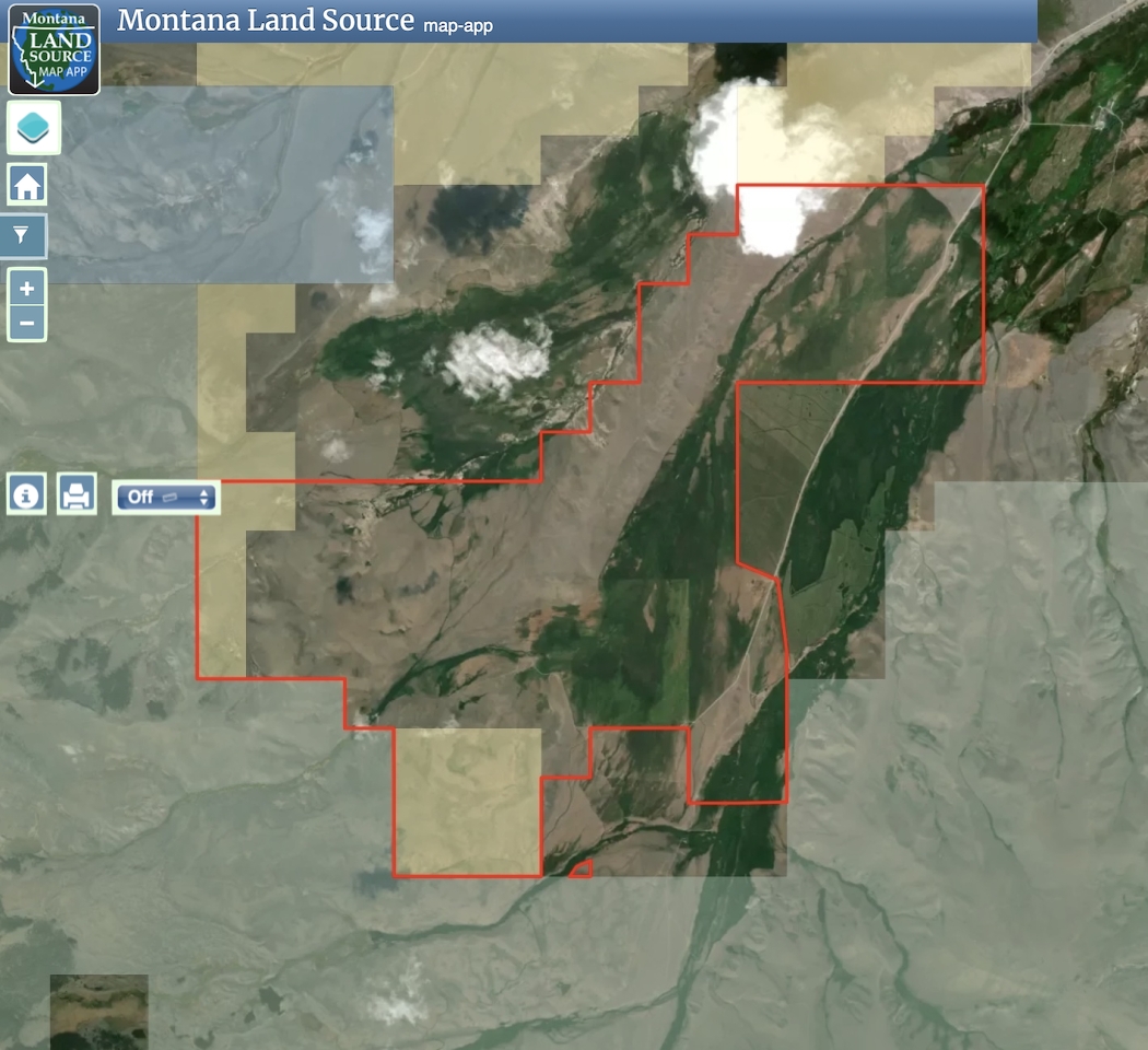 Nicholia Creek Ranch map image