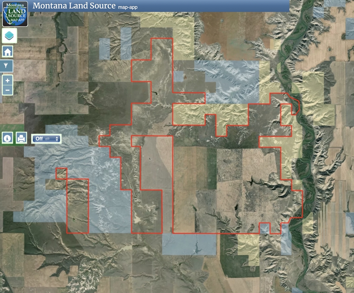 Lazy K-6 Ranch map image