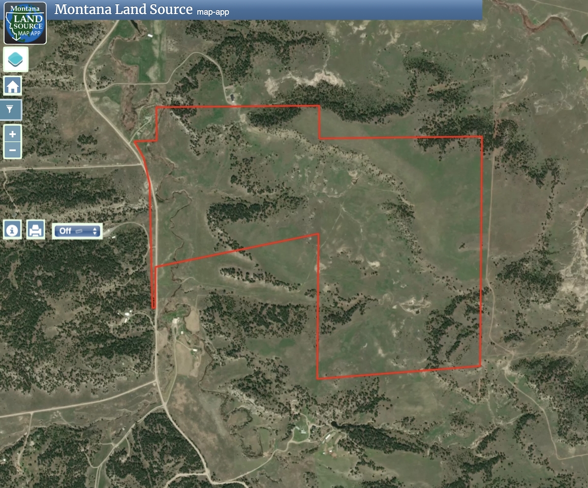 Dean Creek map image