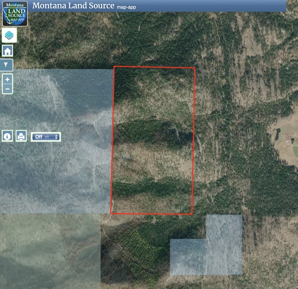 West Fork Combest Road - 300 Acres map image
