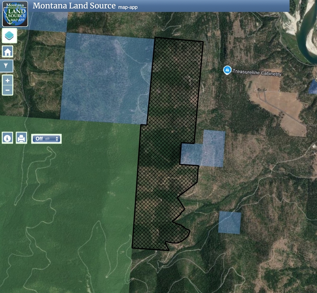 West Fork Combest Road map image