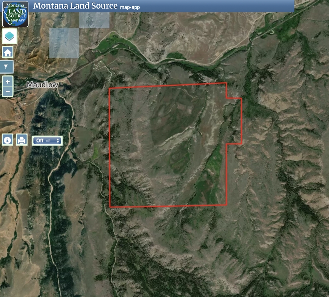 Dry Creek Road map image