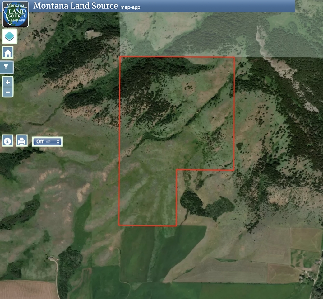 Springhill Vistas Ranch at Four Bar Ranches map image