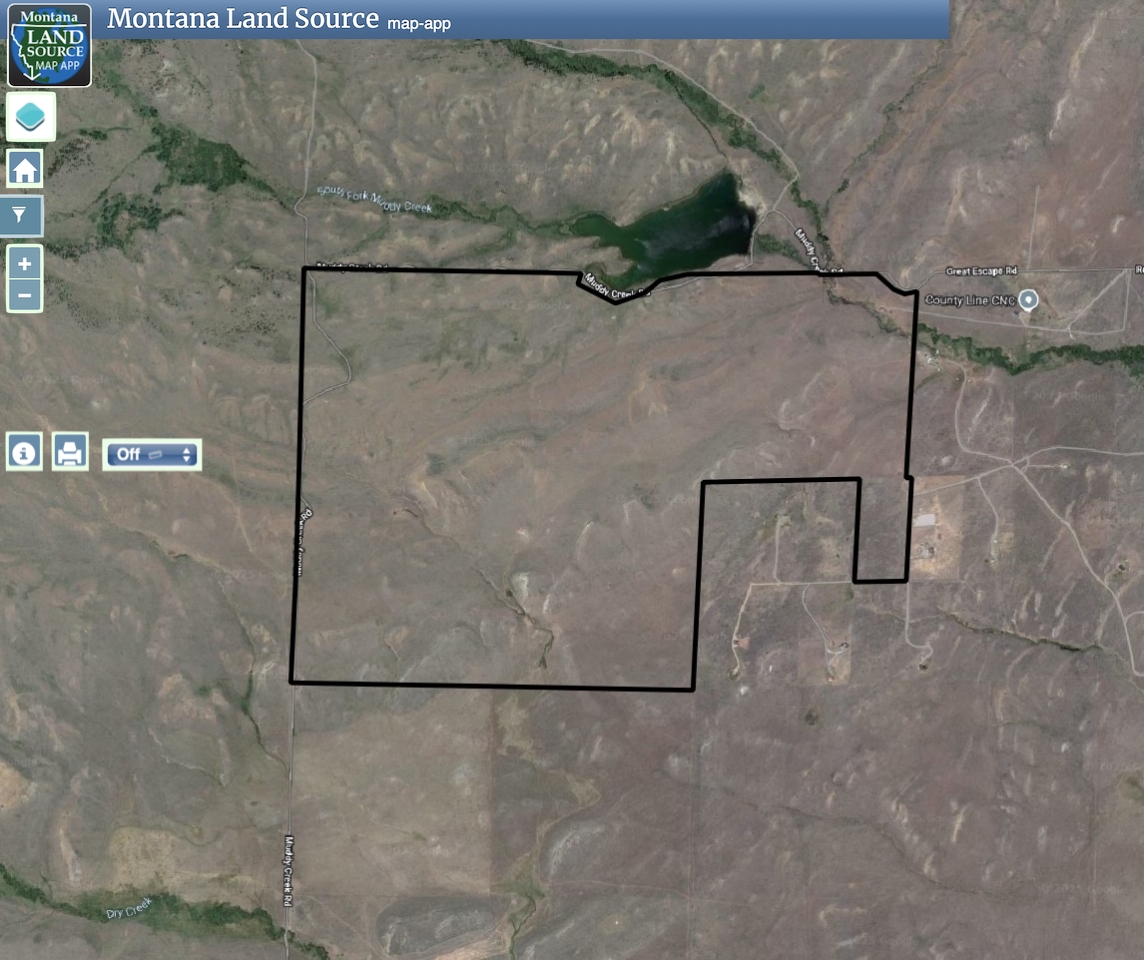Muddy Creek Sedan Pasture map image