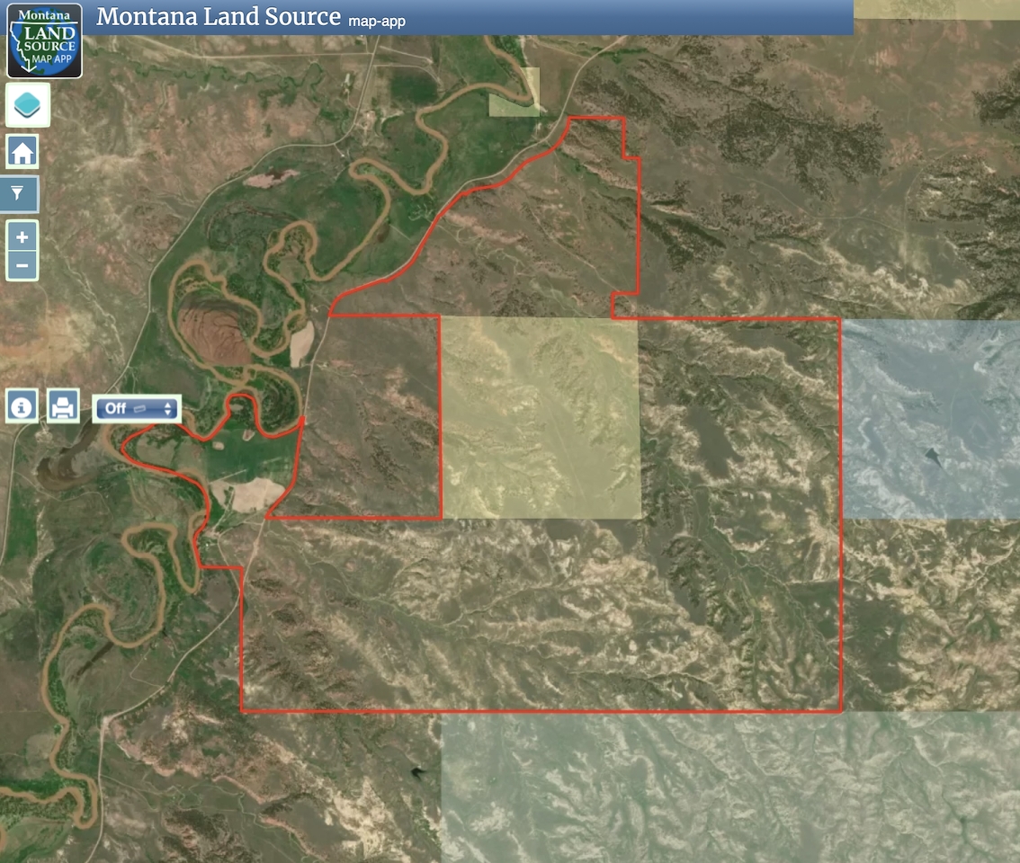 Bowman Creek Ranch map image