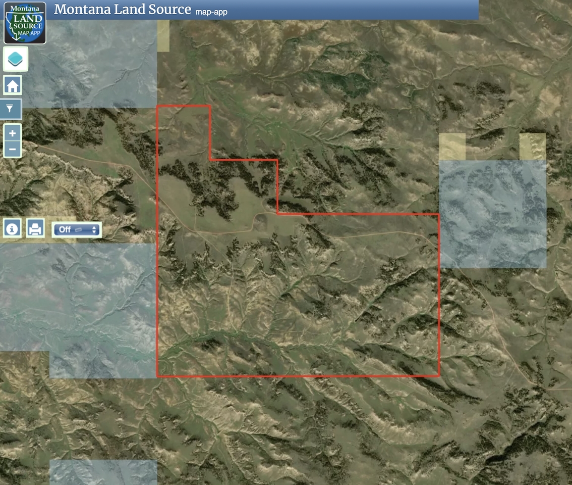 Upper Horse Creek Ranch map image
