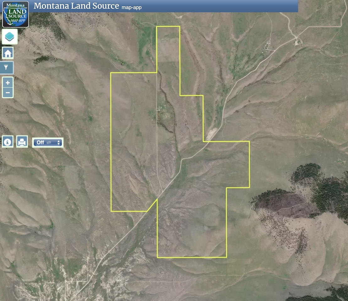 Garcon Gulch Road map image
