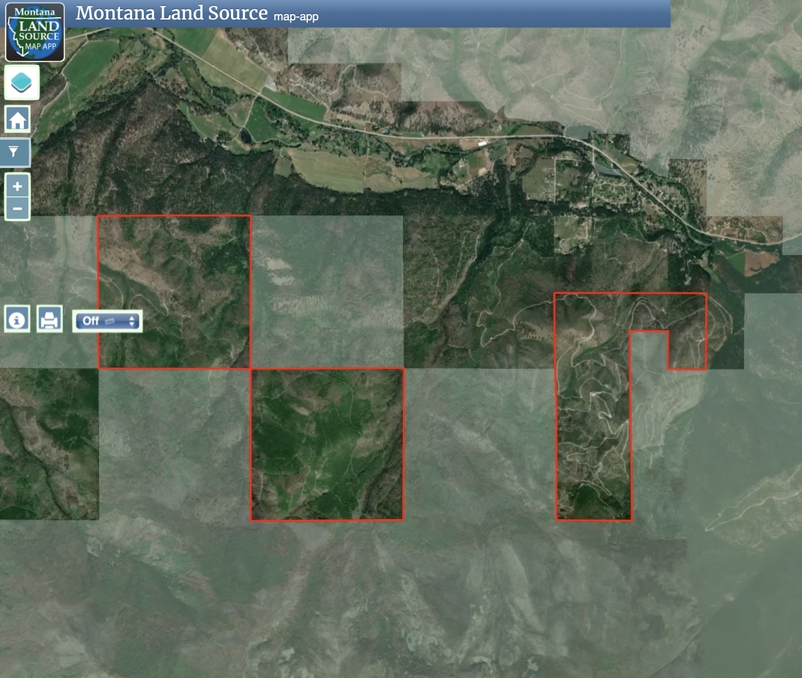Lolo Peak Shadows map image