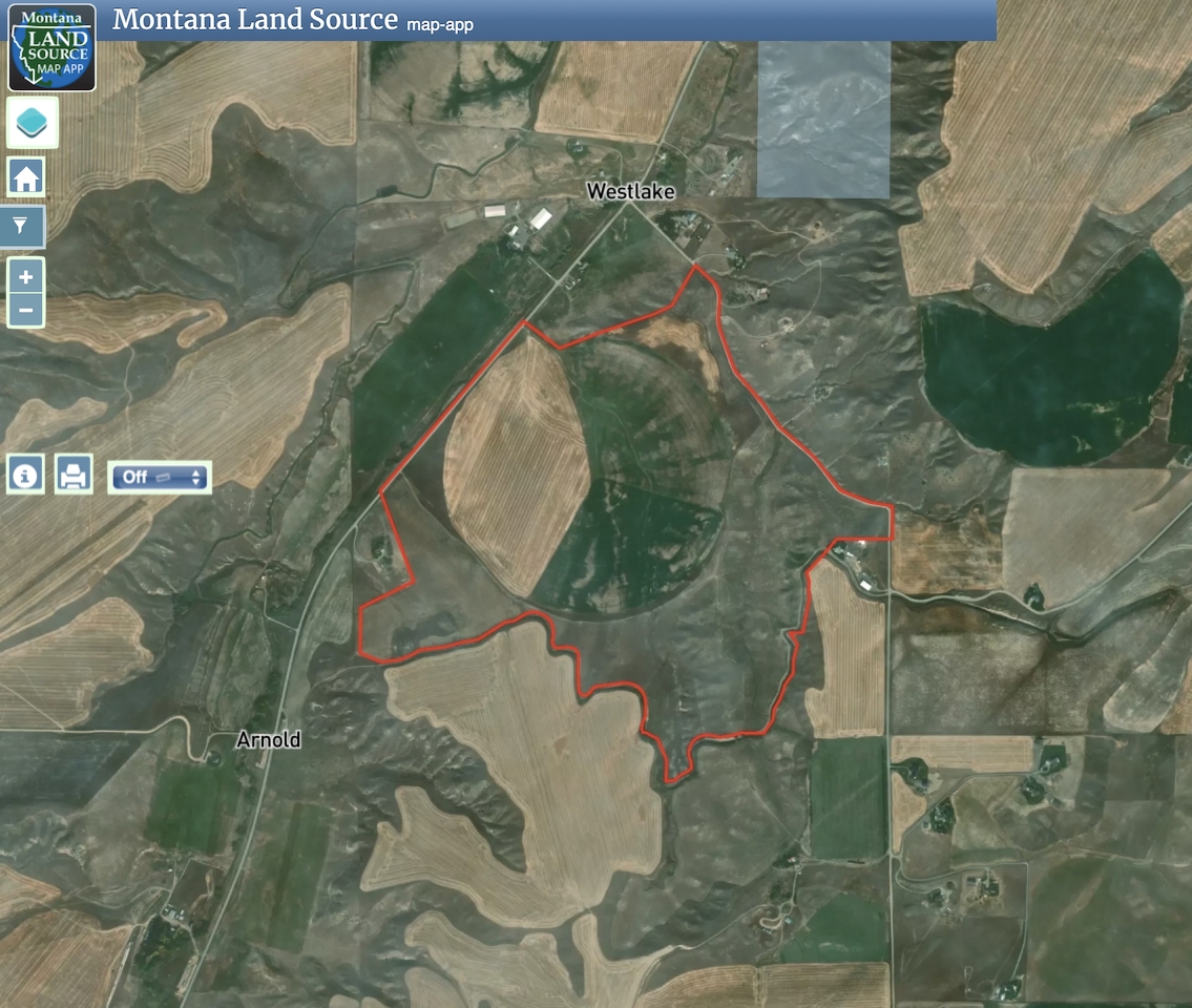 Hidden Homestead Pivot Farm map image