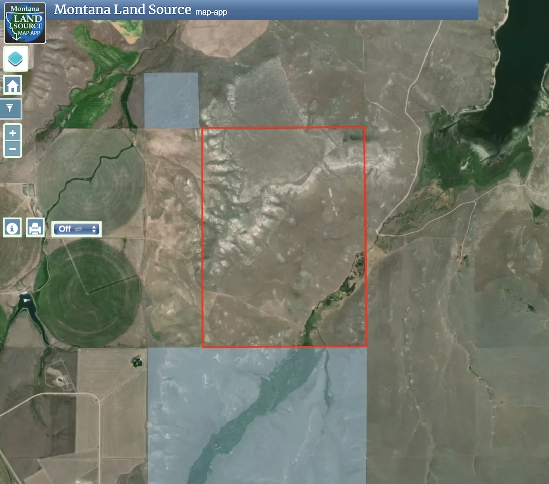 Norwegian Creek 480 map image