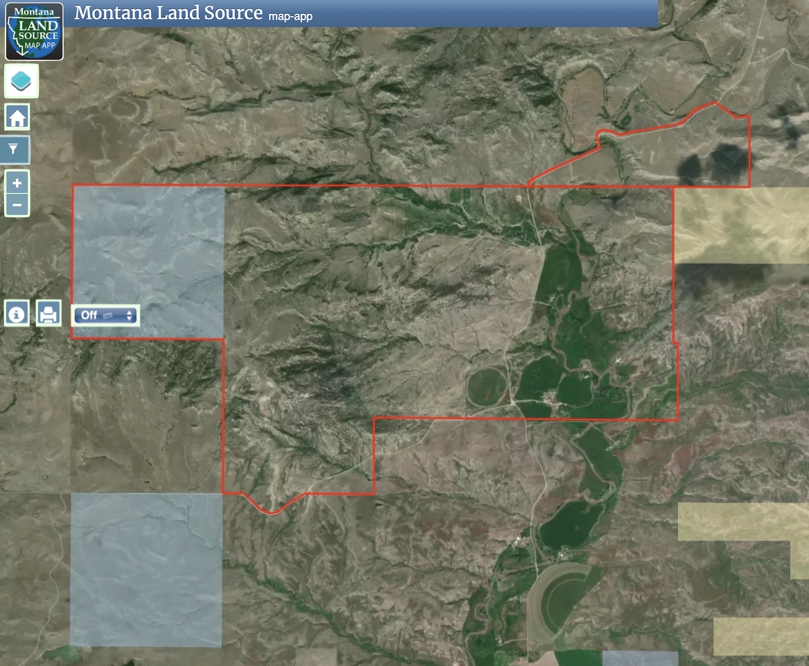 Sweet Grass Valley Ranch map image