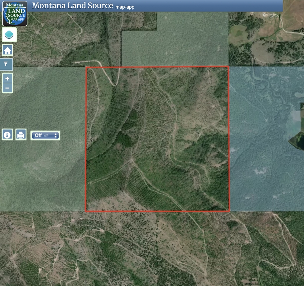 Ashley Lake Road map image