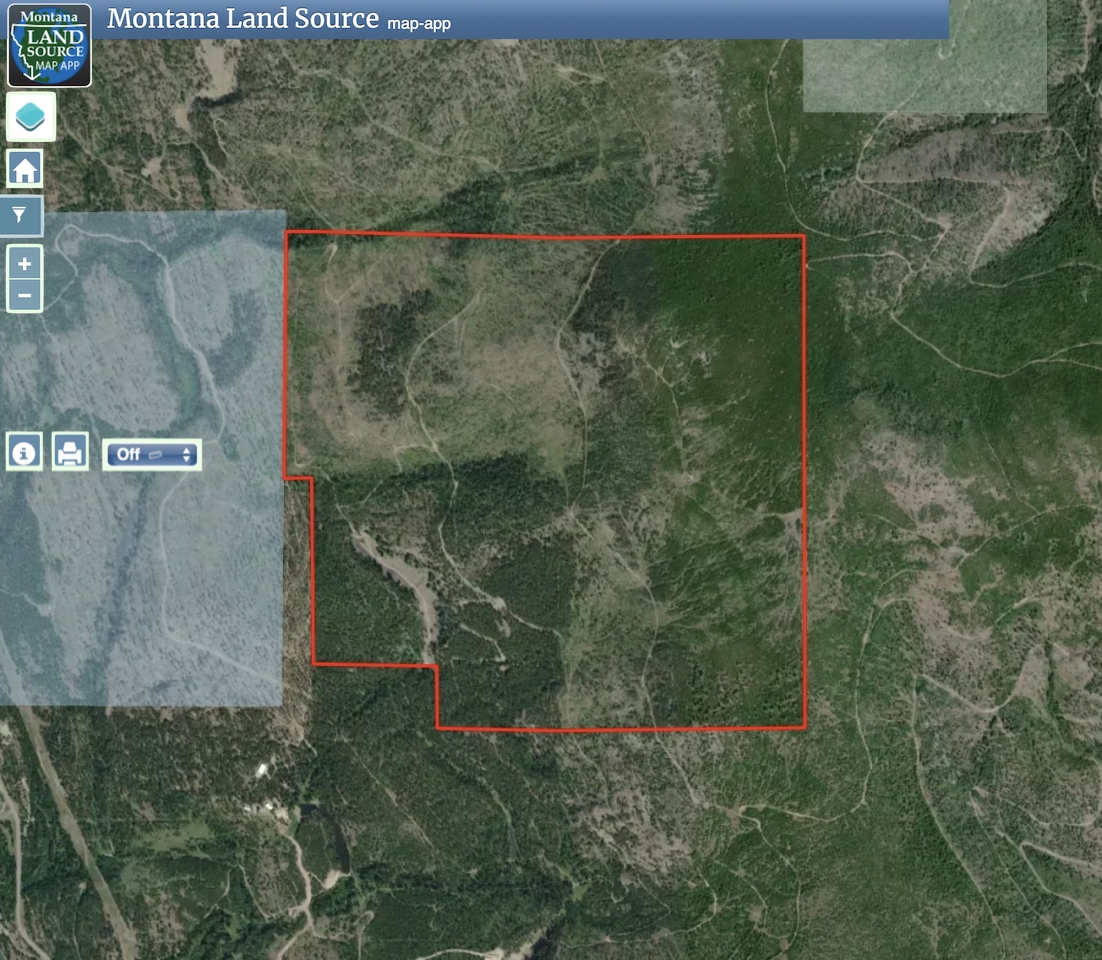 Griffin Creek Road - 639 Acres map image