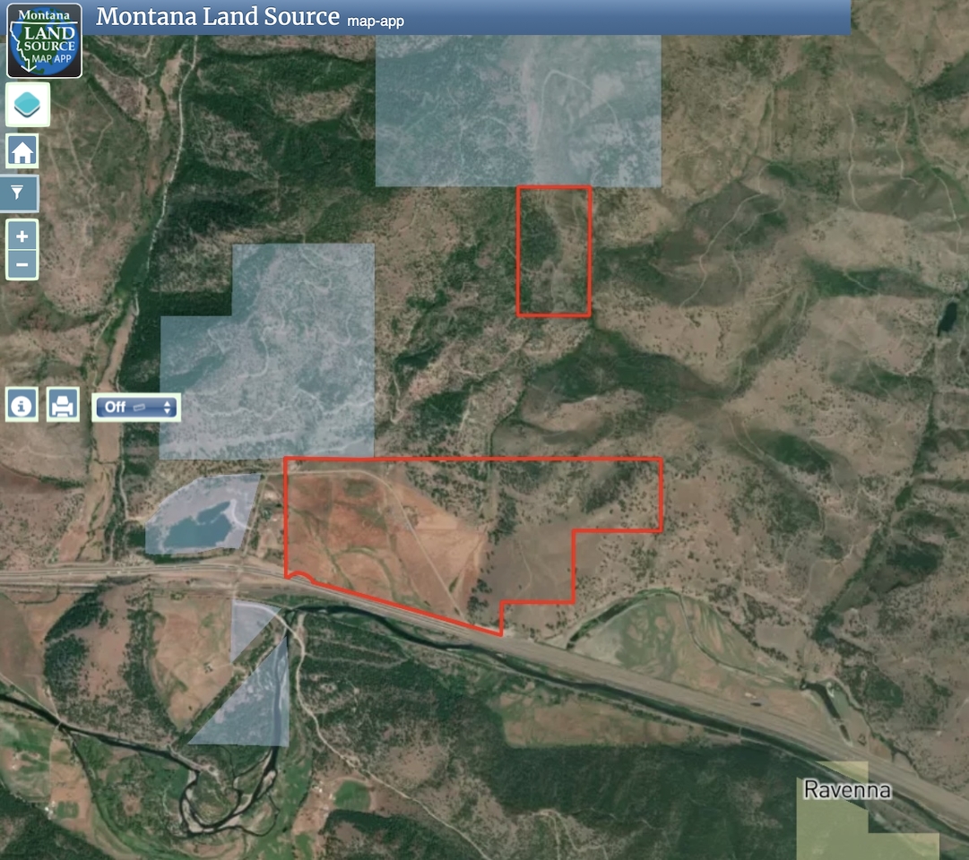 31022 Beavertail Road  - 441 Acres map image