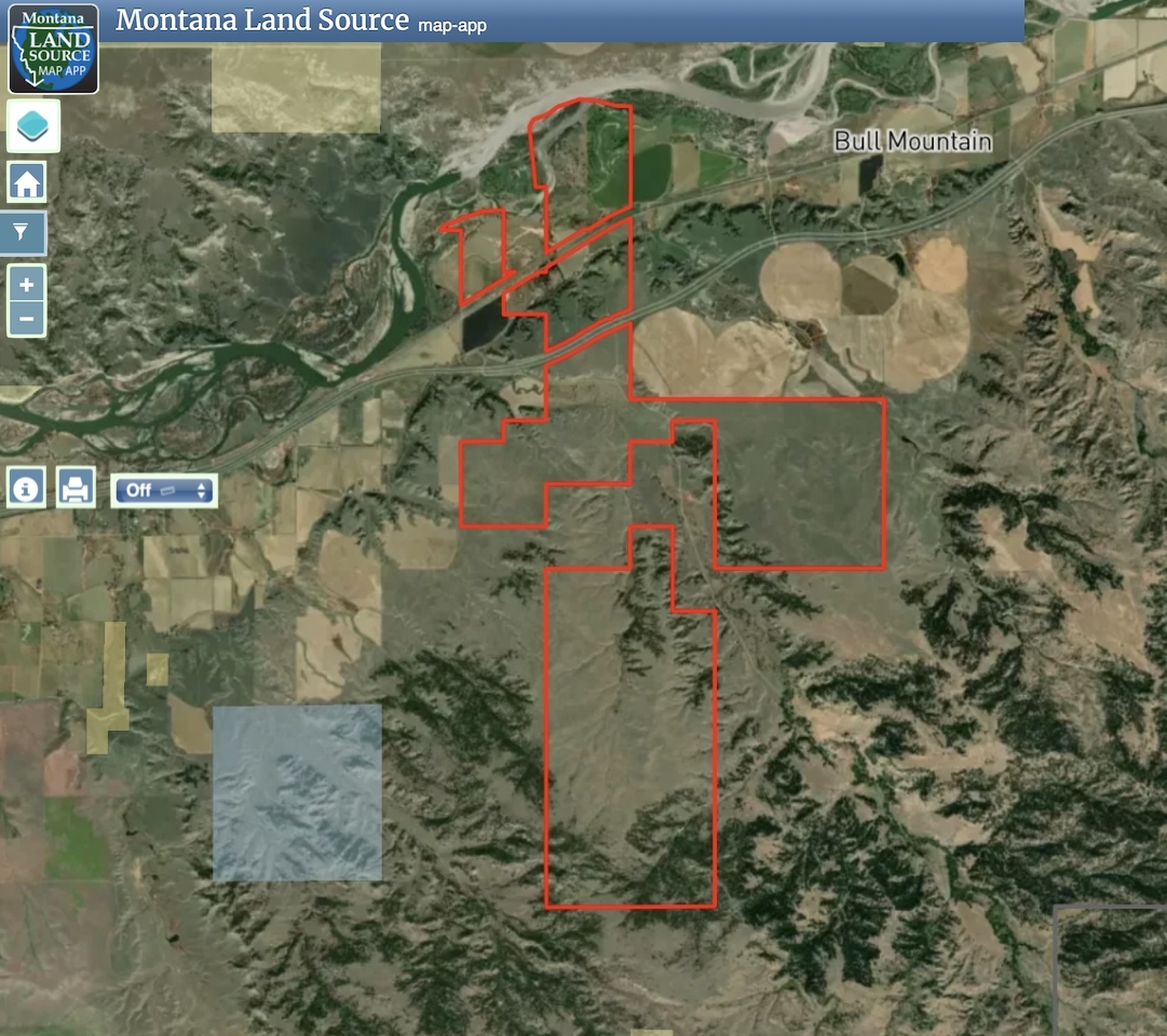 Hunters Paradise on the Yellowstone map image