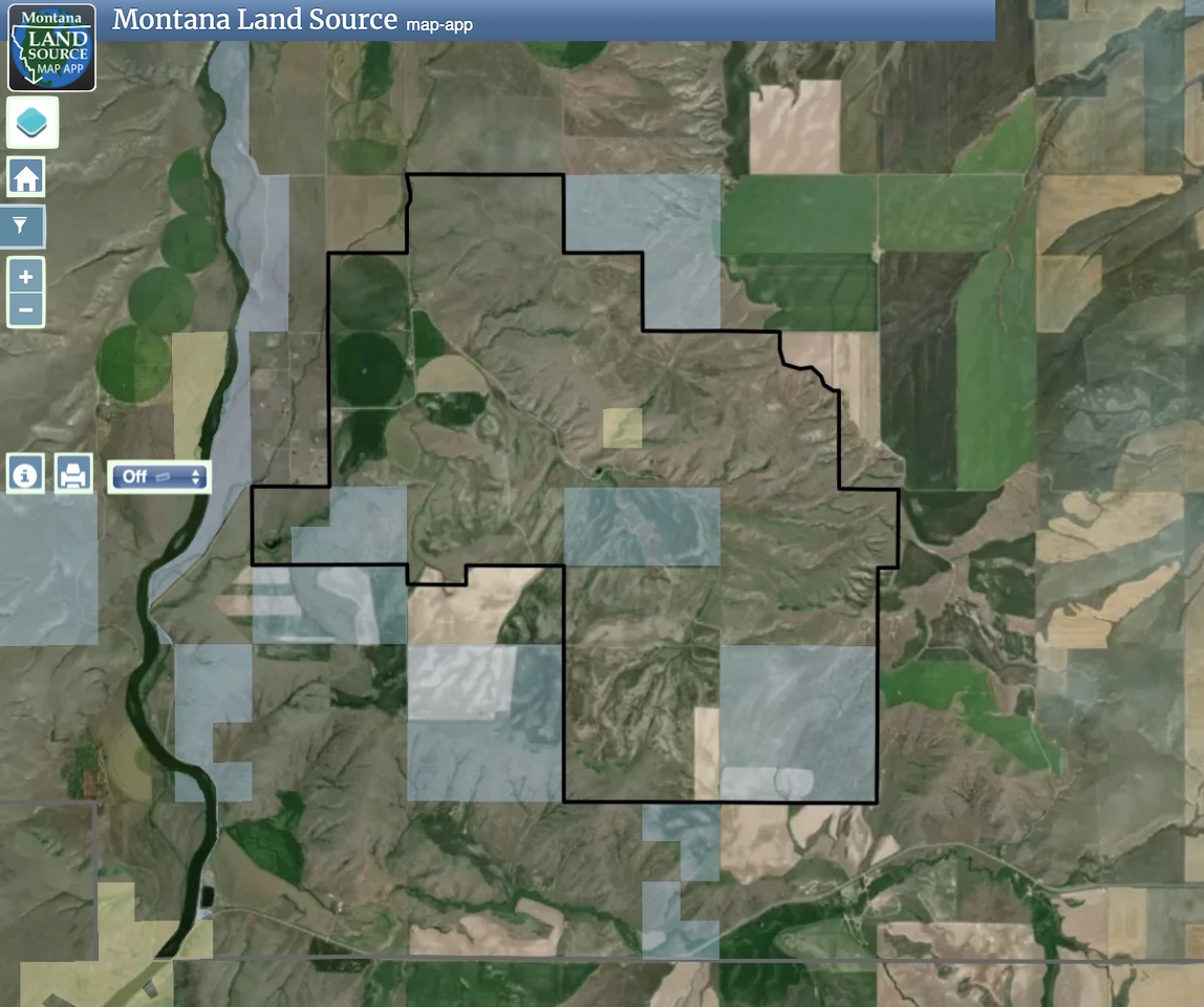 Grey Cliffs Ranch map image