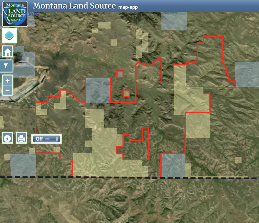 South Deer Creek Ranch map image
