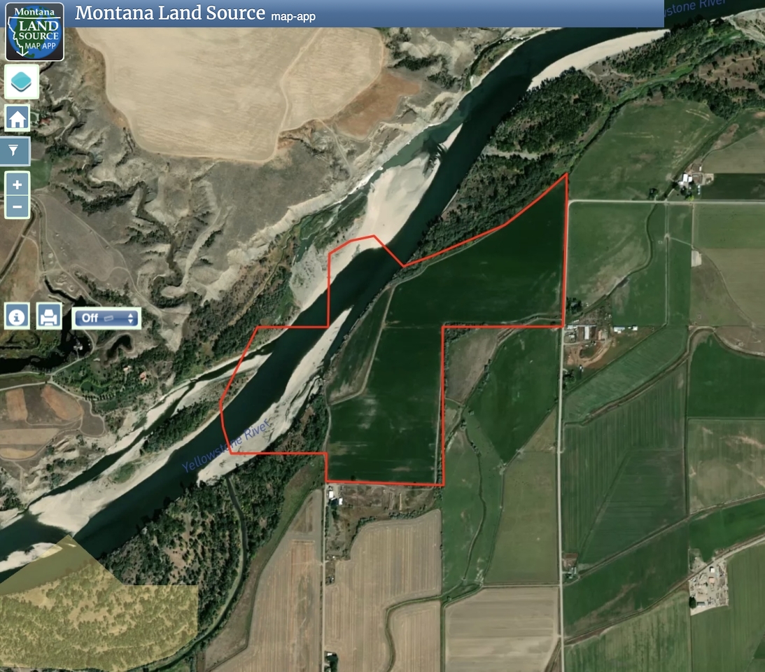 Yellowstone River Farm And Sanctuary map image
