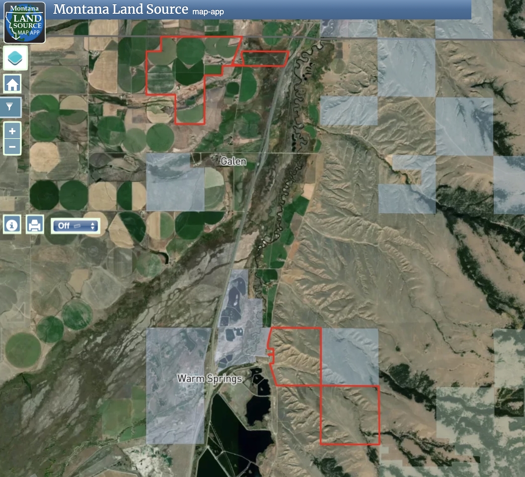 Clark Fork Valley Ranch map image