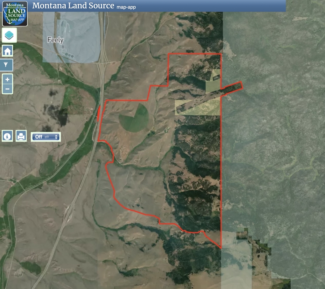 Curly Gulch Ranch map image