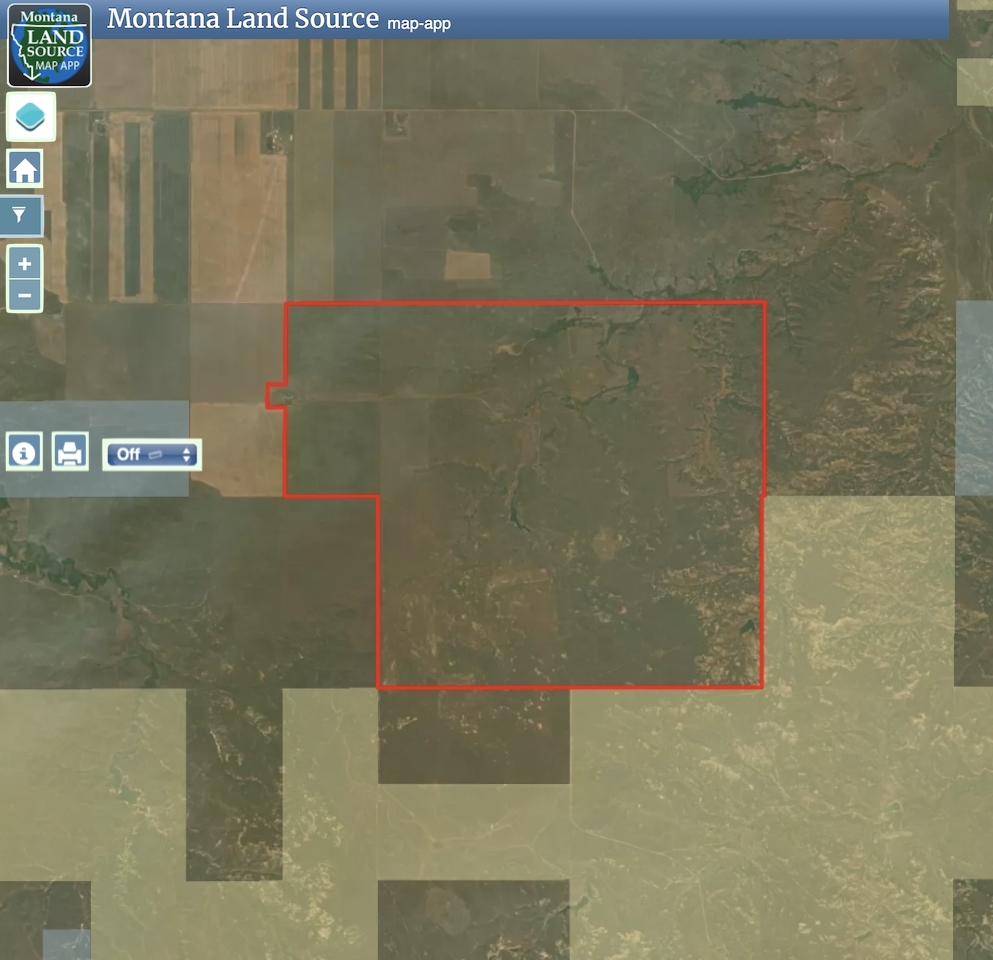 Woods T Bar 6 Ranch map image