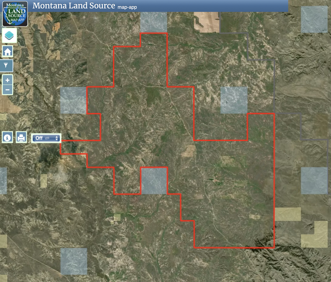 S Bar Ranch map image
