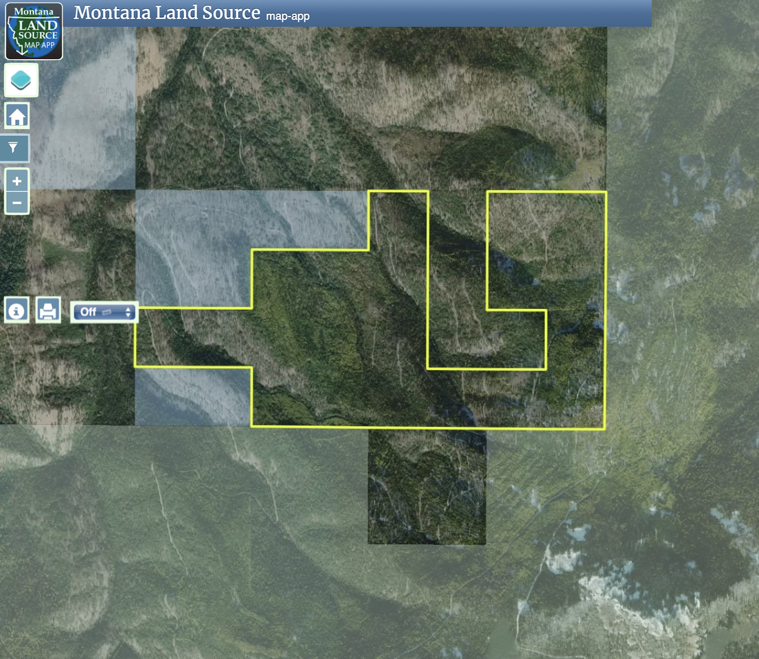 Pats Knob Road map image