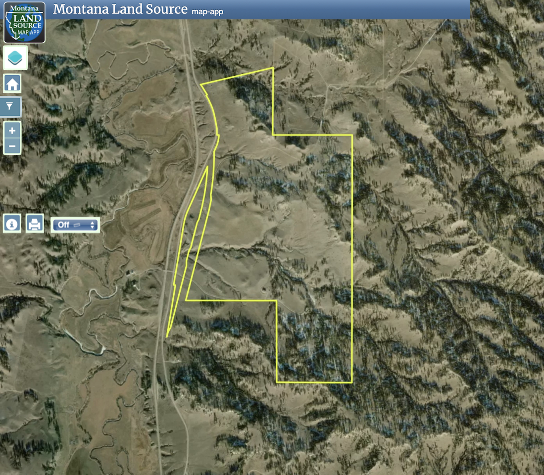 1245 Sarpy Creek Road map image