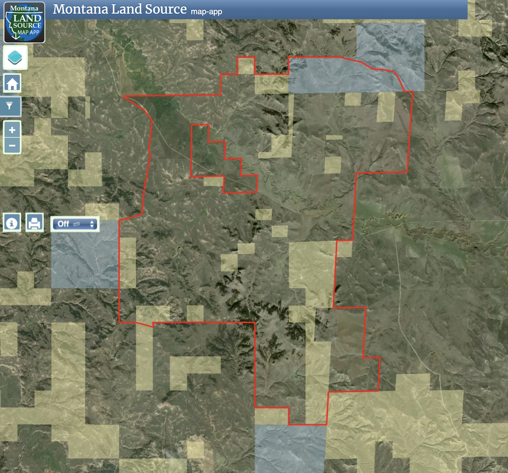 Southfork Ranch map image