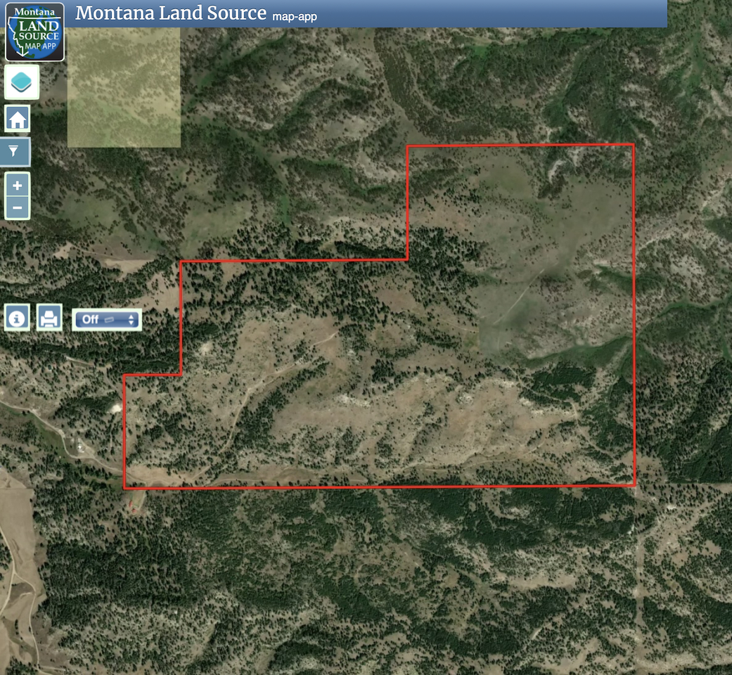 Parrot Creek map image