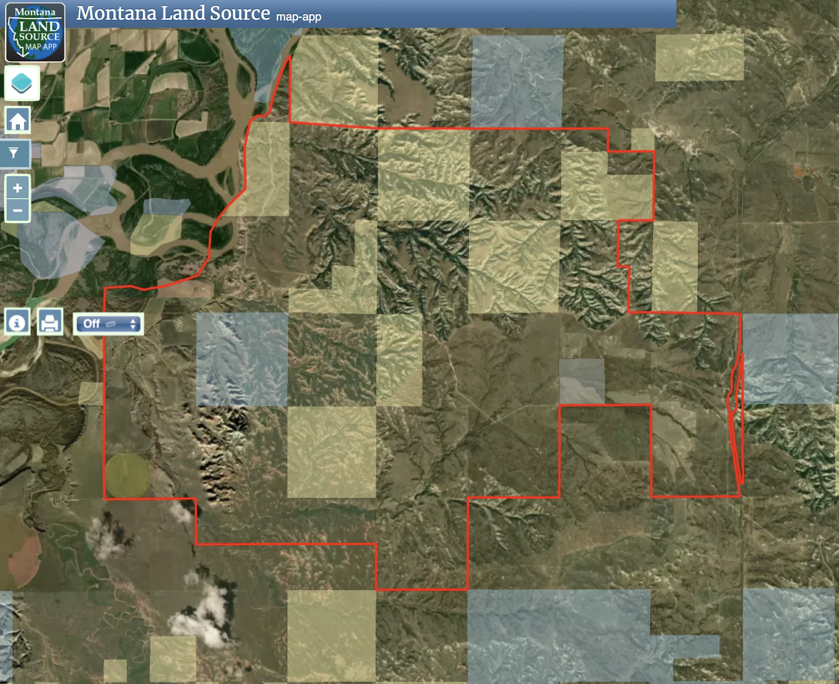 Yellowstone Canyon Ranch map image