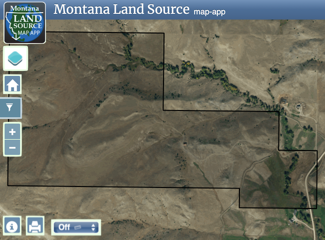 Seven Mile Creek Ranch map image