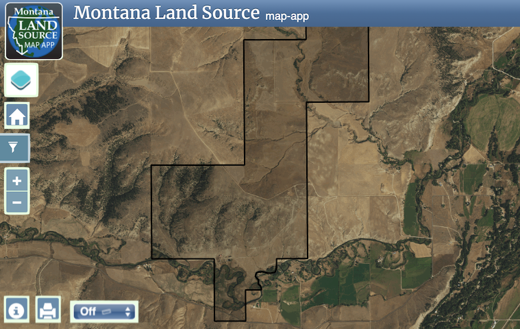Shane Ridge Ranch map image