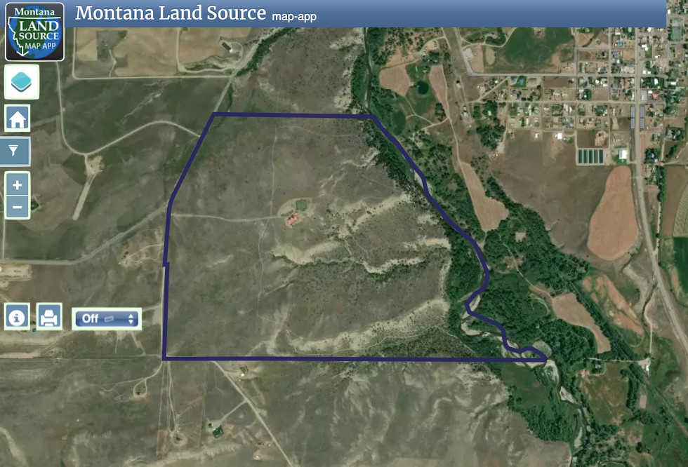 Shields River Lodge map image