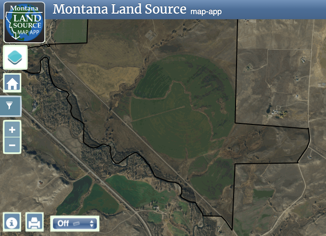 Shields River Valley Ranch map image