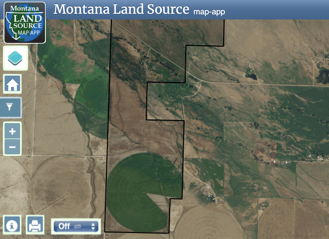Slough Creek Ranch map image