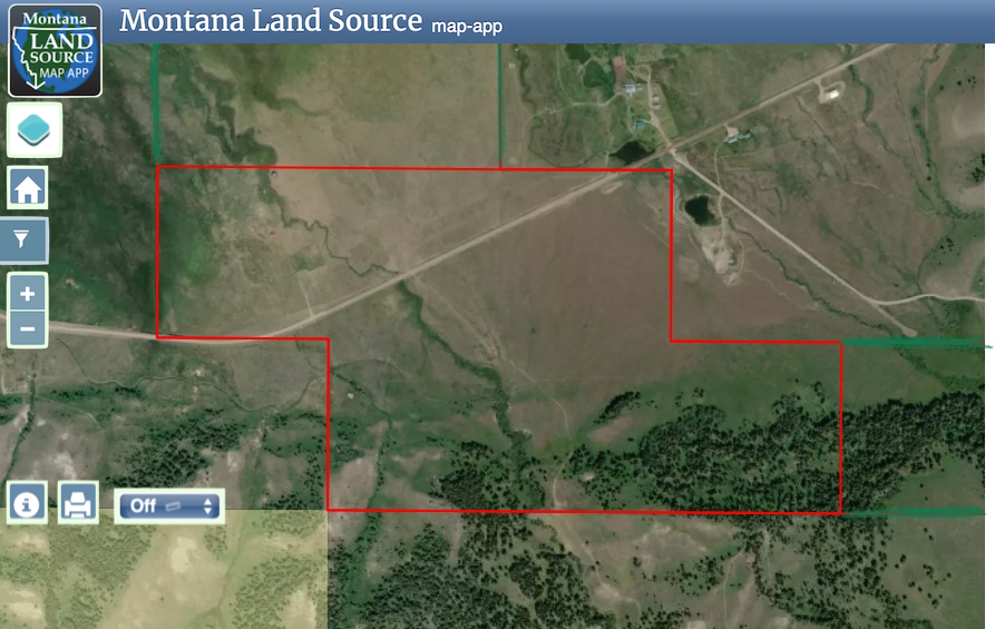 South Valley Road - 210 Acres map image