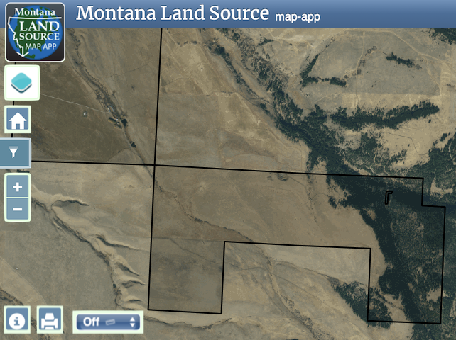 South Fork Cottonwood Creek Ranch map image