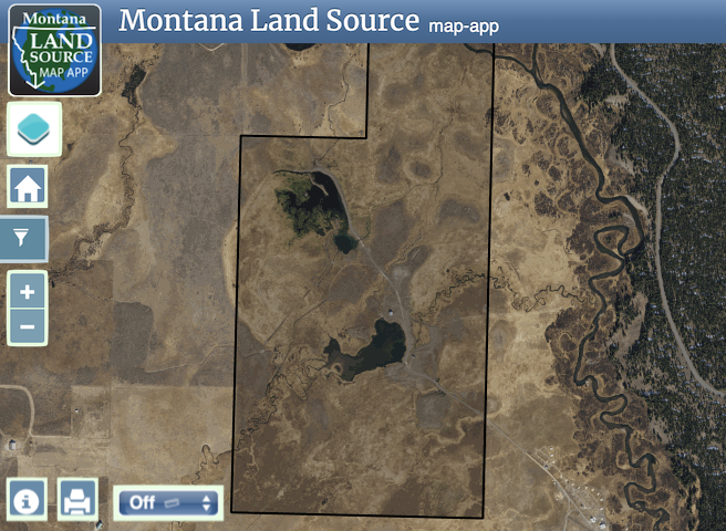 South Fork Madison Ranch map image