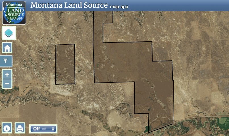 South Willow Creek Pasture map image