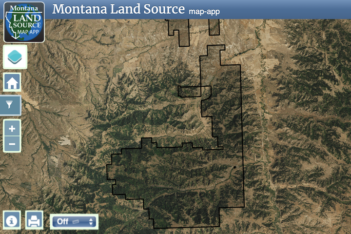 Spear O Ranch map image