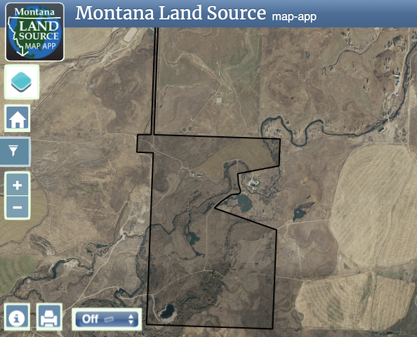 Spring Creek Ranch map image