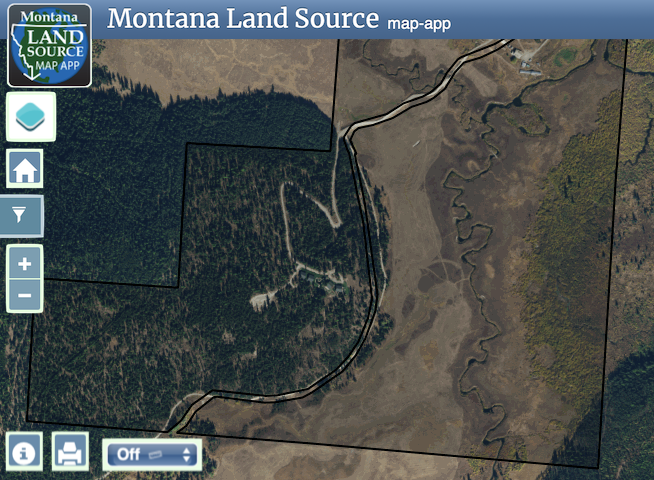 Star Meadows Ranch map image