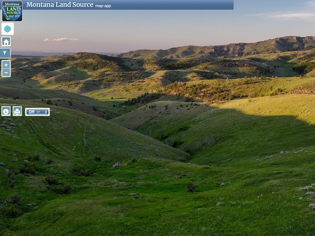 Susie Creek Homestead map image