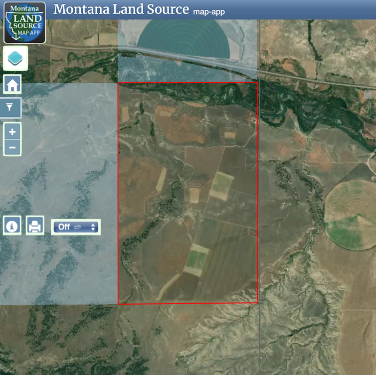 Table Rock Ranch map image