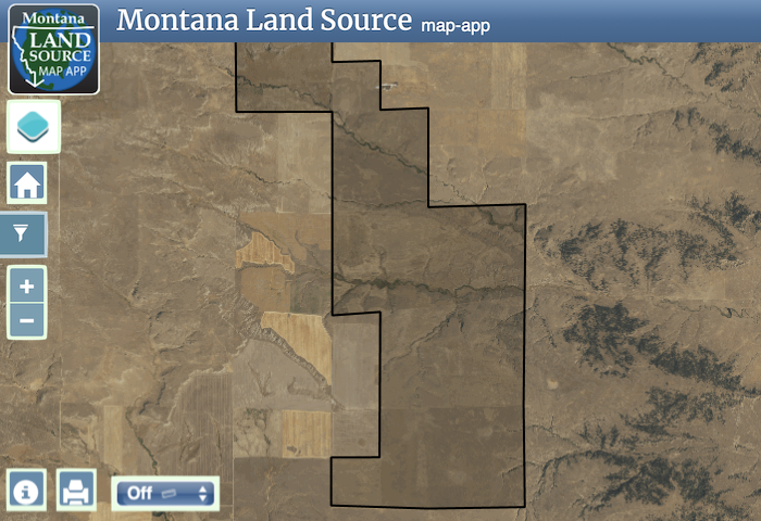 Ten Springs Ranch - Southern Portion map image
