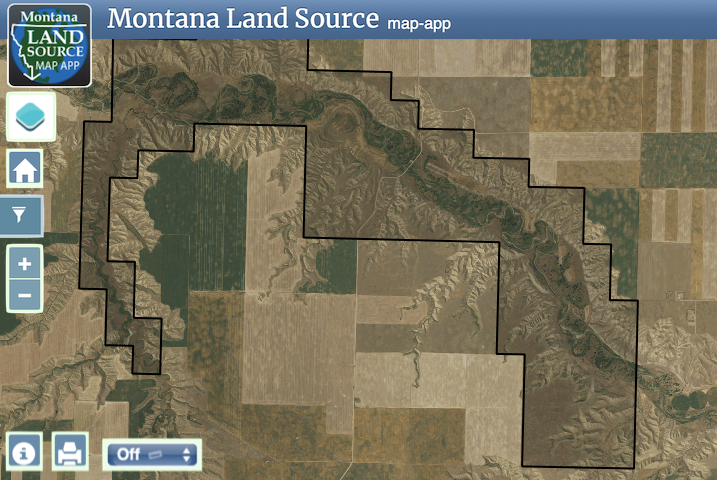 Teton River Ranch map image