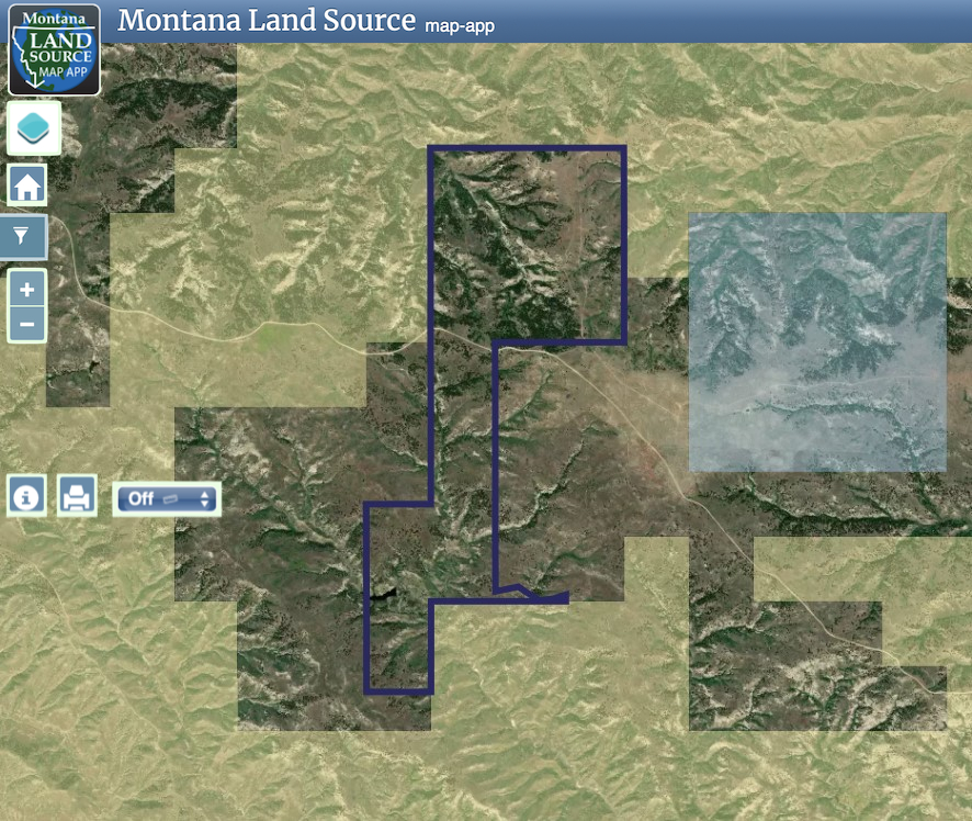 The Breaks Hunting Camp East Unit map image
