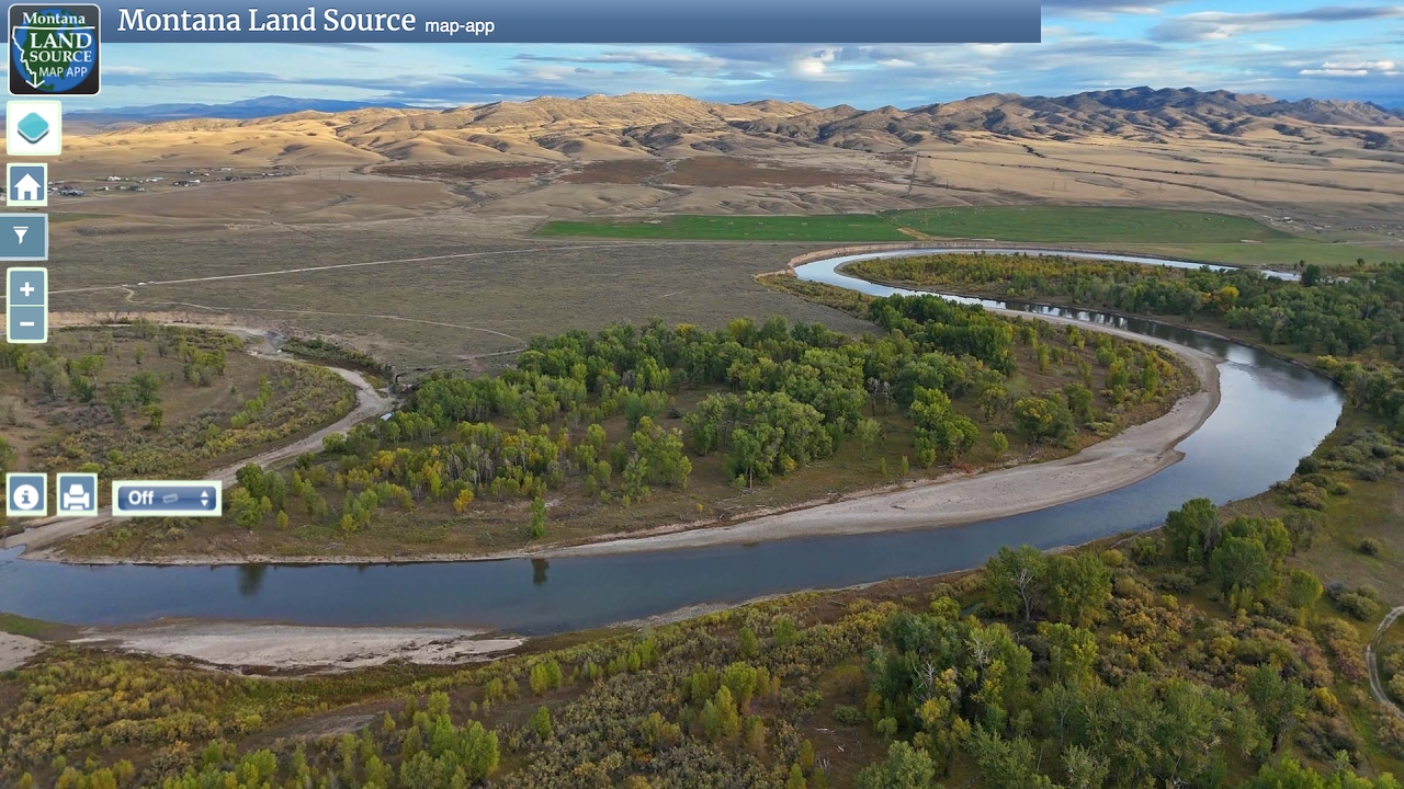 Jefferson River Homestead Ranch map image